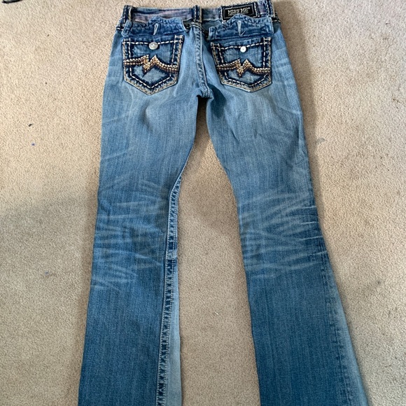 Miss Me distressed light wash bootcut jeans - Picture 2 of 2